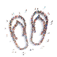 people in the form of shale.