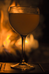 Wine Glass Fire