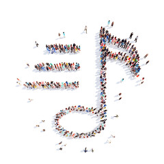 people in the form of notes.