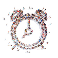 people in the form of hours.