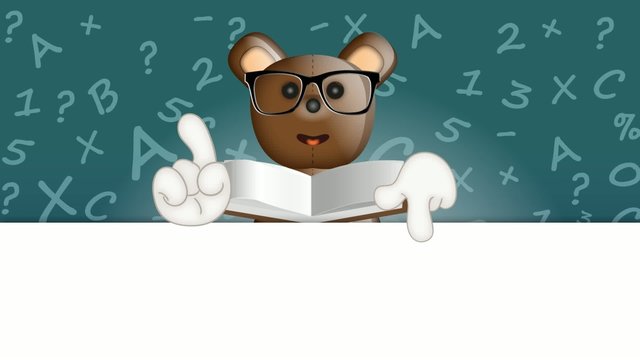 Toby Ted Teddybear learning school preschool collage pupil