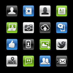 Social Web Icons -- Gelbox Series