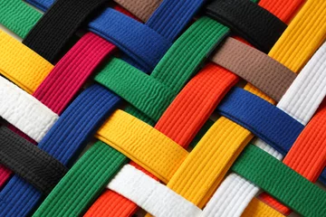 Fotobehang Martial Arts Belts © Le Do