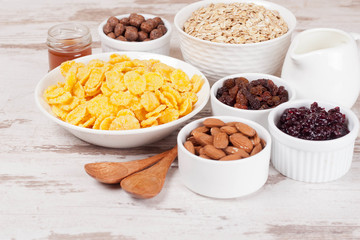 cornflakes and breakfast cereals