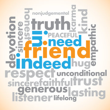 Friendship Word Cloud