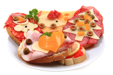 open sandwiches