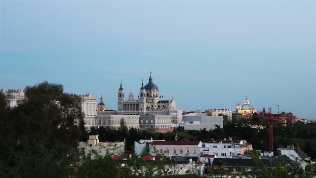 Almudena Cathedral, Madrid, Spain. Zoom