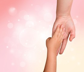 Human Hand. Learning Together