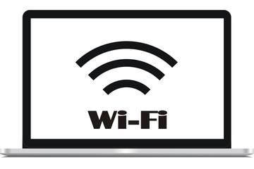 Icon signal online laptop wifi