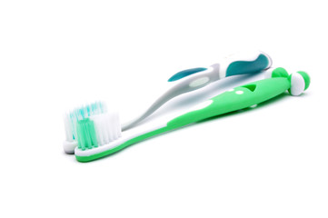 toothbrush on white background