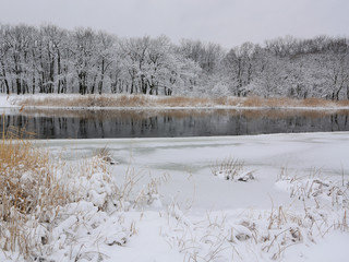 Frozen river