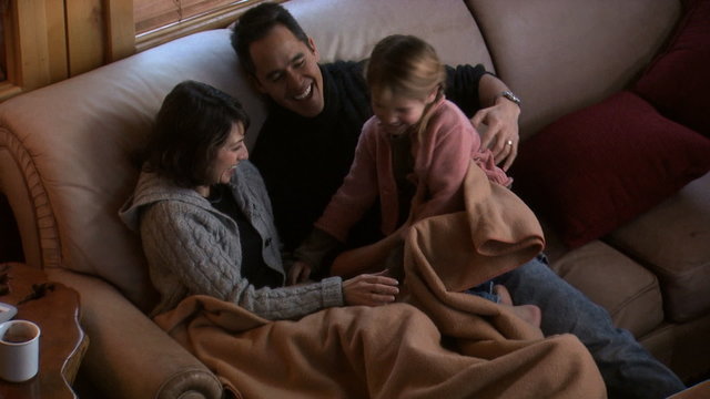 An affectionate family