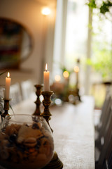 Details of a beautiful living room