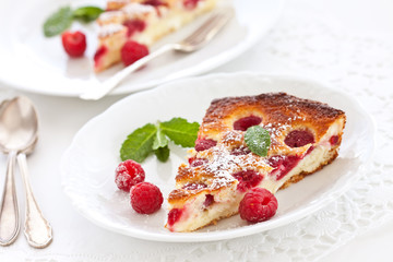 Raspberry cheesecake