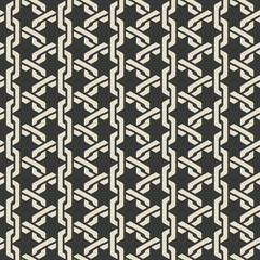 monochrome mesh chain seamless pattern