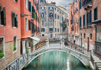 Fototapeta na wymiar canal of Venice, Italy