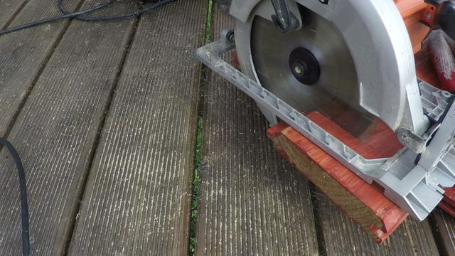 cutting wooden board