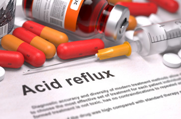Acid Reflux Diagnosis. Medical Concept.