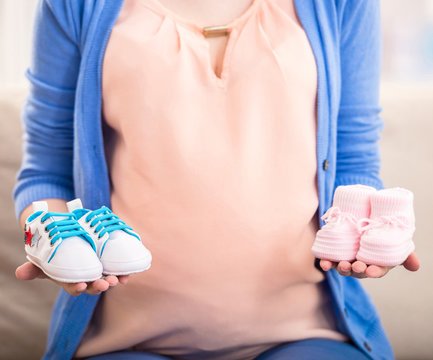 Pregnant woman.