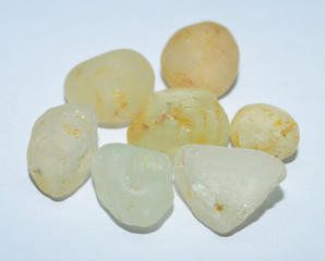 Topaz rough gemstones