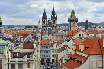 Naklejka na ściany i meble Praga città vecchia Stare Mesto