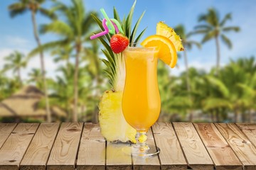 Cocktail. Cocktails Collection - Pina Colada