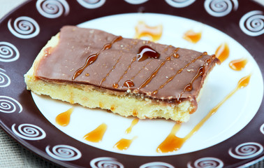 chocolate cake on a plate