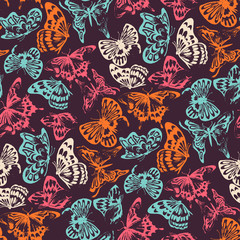 Naklejka premium Butterfly Pattern