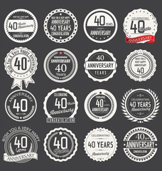 Anniversary label collection, 40 years