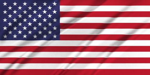 Naklejka premium United States flag