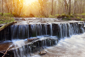 Waterfall in Sweden