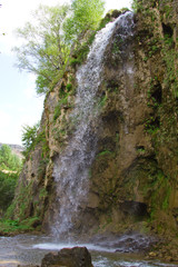 Small waterfall in the mountains