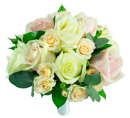 Bridal bouquet of roses