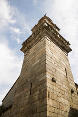 Fortress tower in Ribadavia, Galicia, Spain