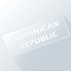 Dominican Republic unique button