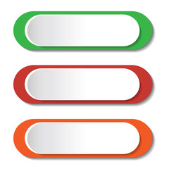 Obraz premium Colorful empty frames