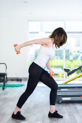 Obraz premium Frau beim Training