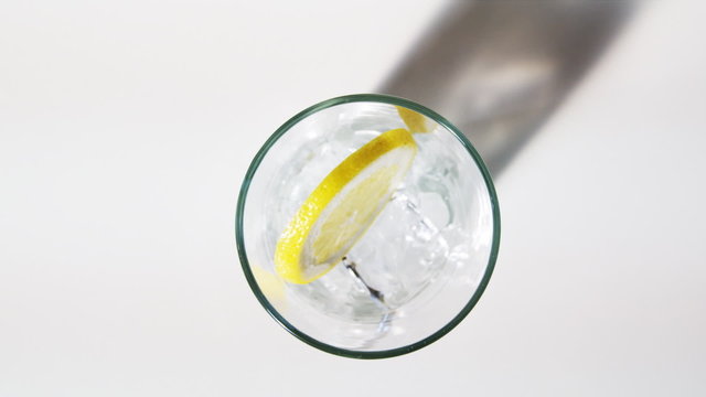 pouring a glass of lemonade