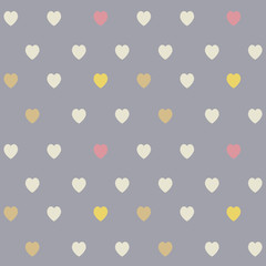 Cute heart seamless pattern