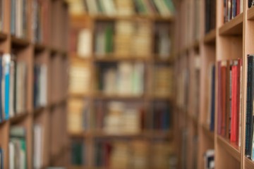 Specs. Young Woman Wearing  Glasses and Holding a Book -