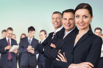 Fototapeta premium Business. Confident team