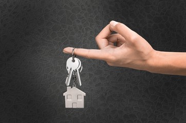 Key. House keys (clipping paths included)