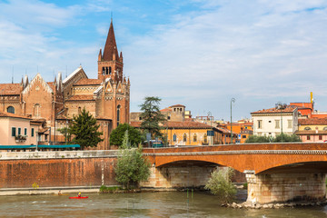 Fototapeta na wymiar Cityscape of Verona, Italy