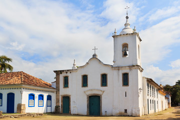 Curch Igreja de Nossa Senhora das Dores in Paraty, Brazil