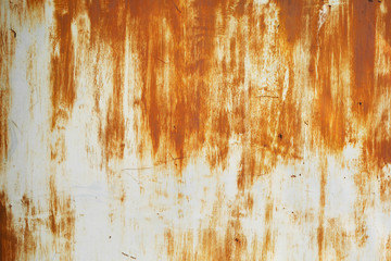 grunge rusty zinc wall background.