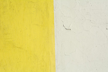 Vintage Colored Brick Wall Background. Instagram Style yellow an