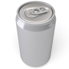 Pop. 3D. Blank soda can