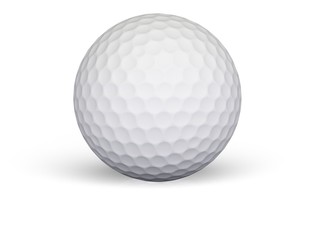 Golf Ball. 3D. Golf Ball isolated