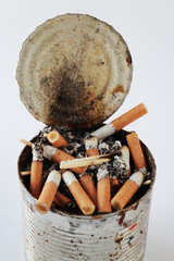 Cigarette butts