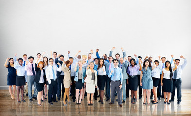 Fototapeta premium Business Cheerful Cooperation Happiness Team Concept
